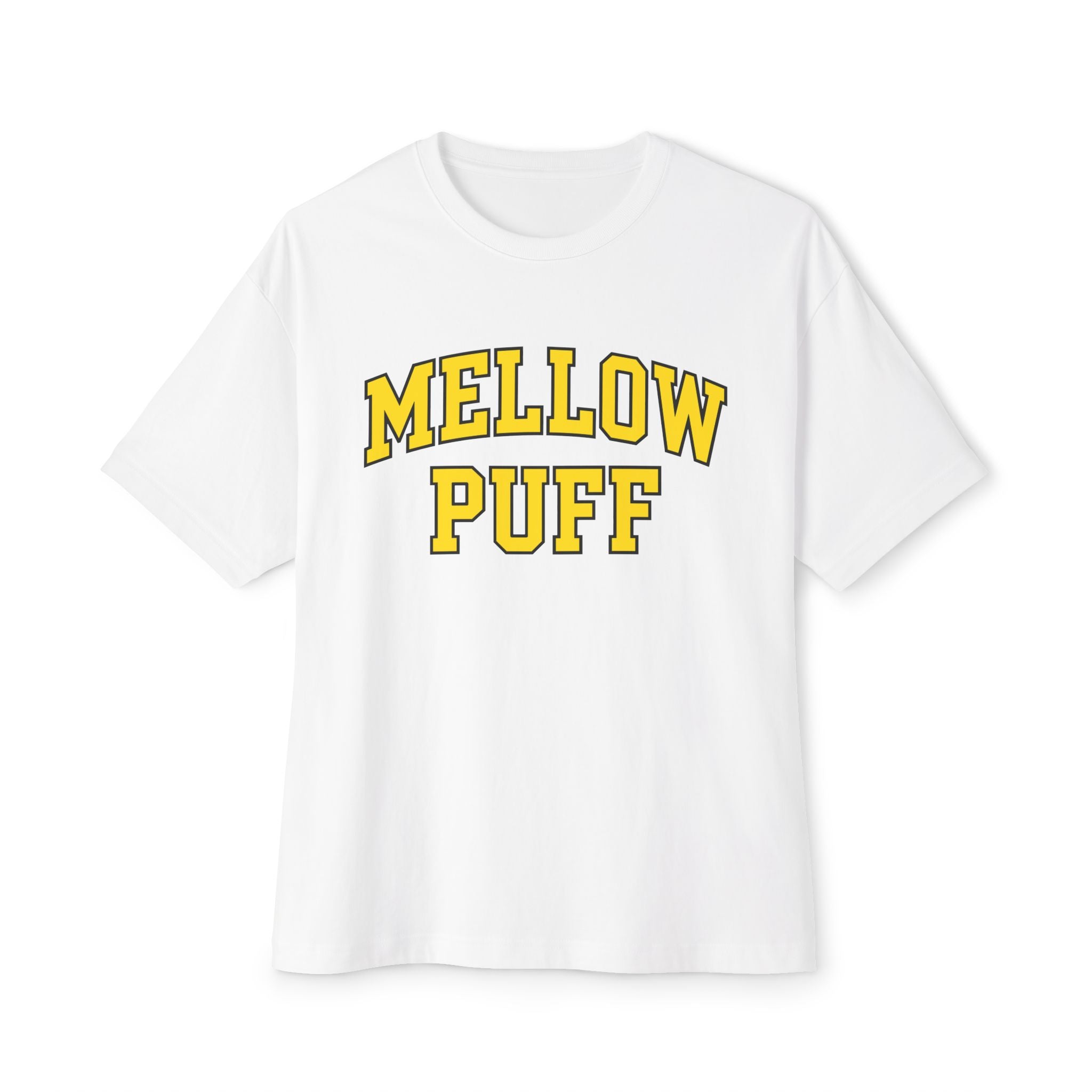 Mellow Puff Oversized Boxy Tee Yellow