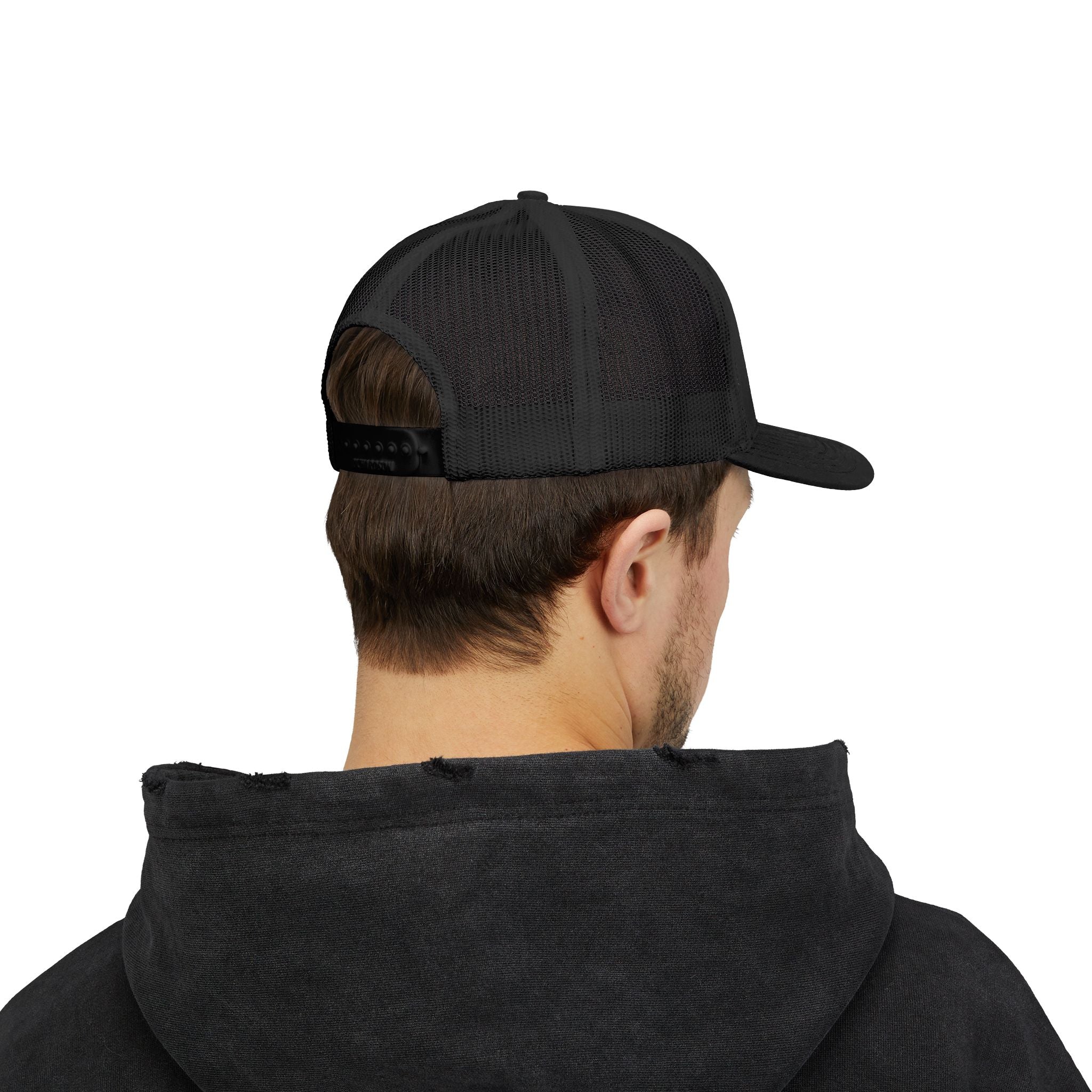 Snapback Trucker Cap Black Yellow