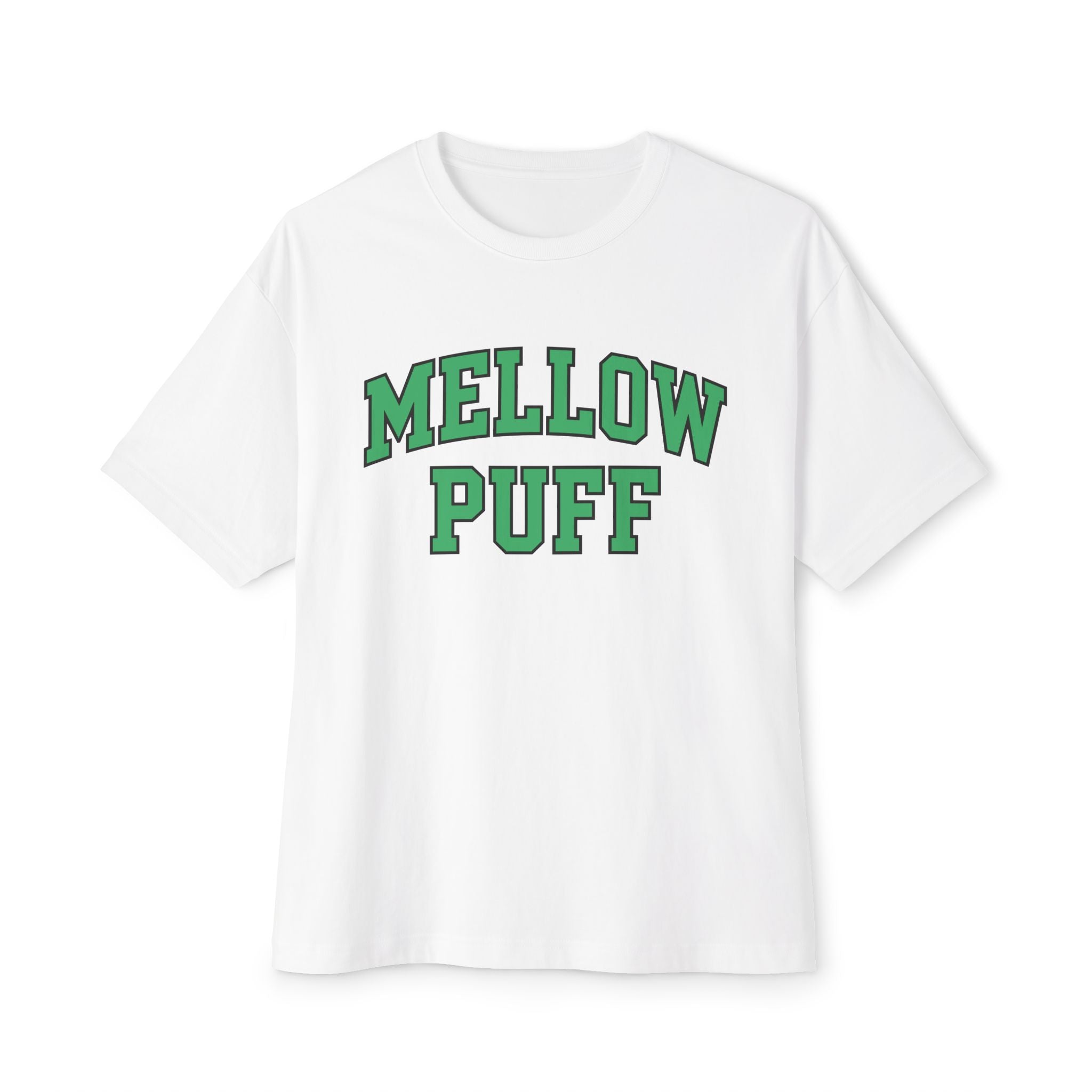 Green Mellow Puff Boxy Tee