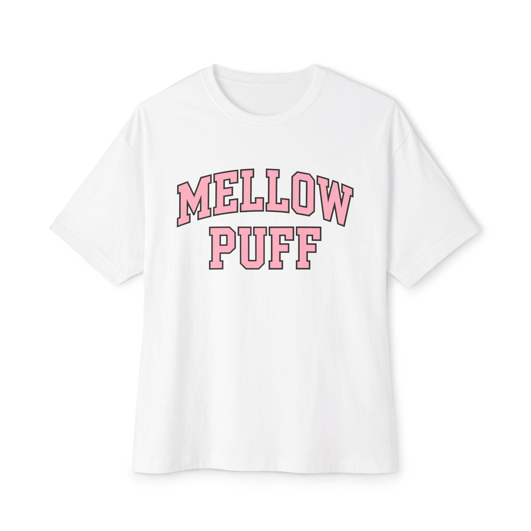 Pink Mellow Puff Boxy Tee